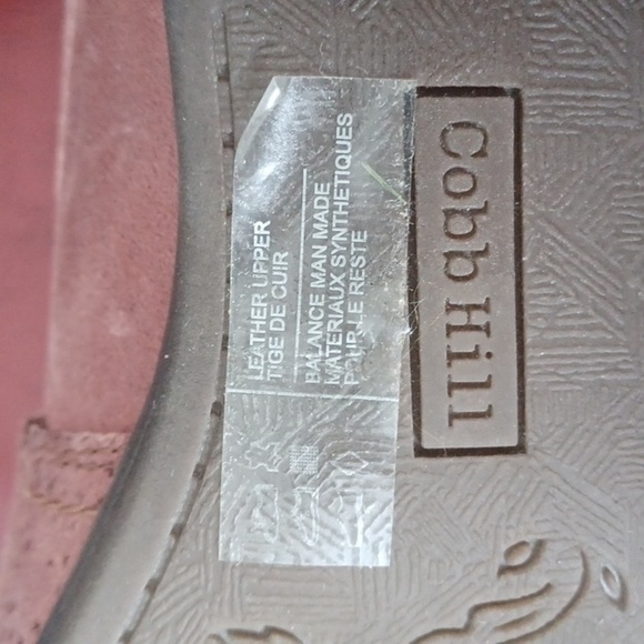 Cobb Hill Shoes Women's 7.5M Burgundy Loafers Slip On Leather - Picture 5 of 7